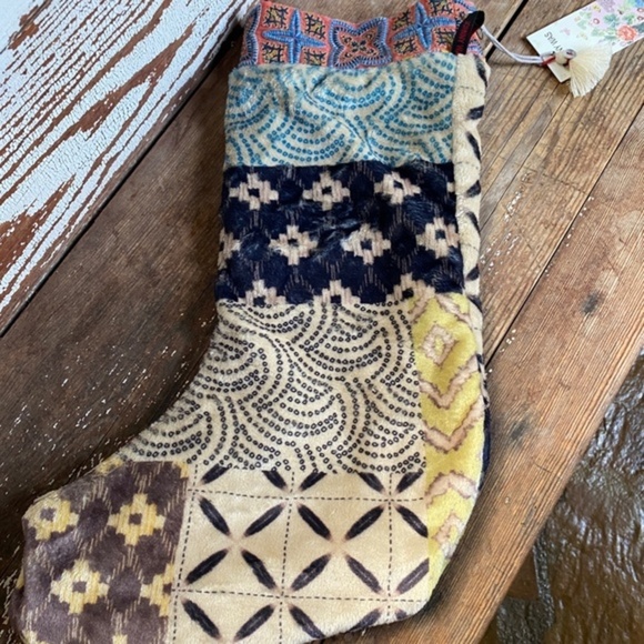 Johnny Was  Reversible Christmas Stocking - Picture 9 of 13